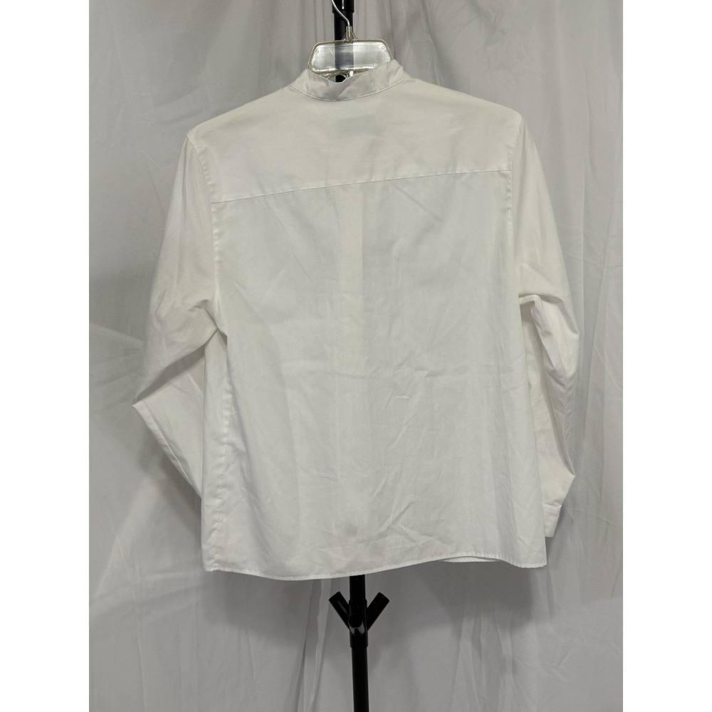 Orvis White Button Up Dress Shirt Size 12 Men's Long Sleeve‎  Cotton Blend - Picture 4 of 9